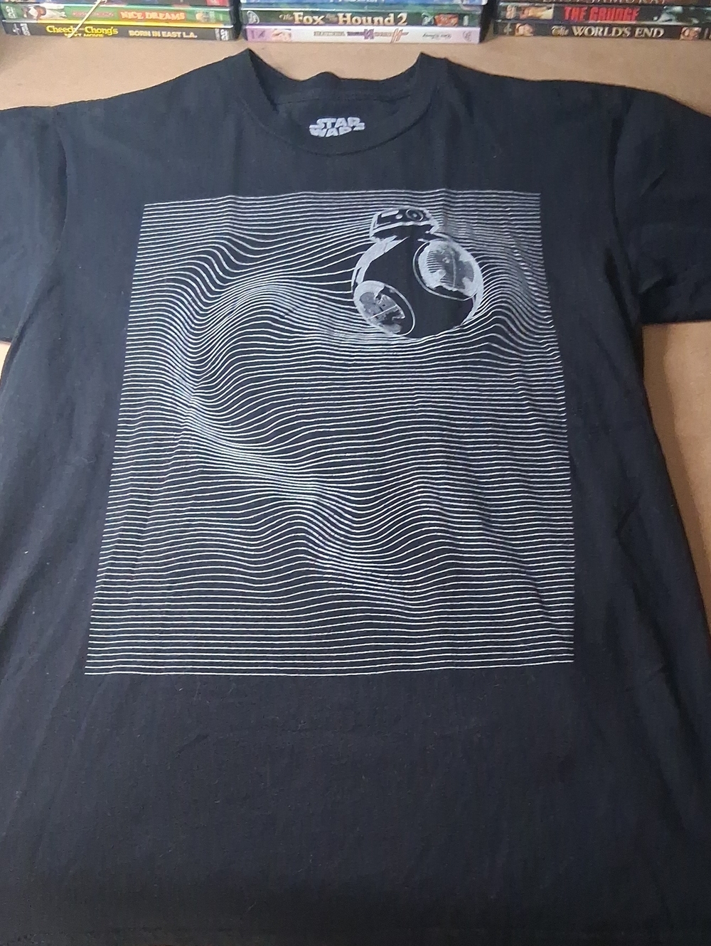 Fifth Sun Black Star Wars BB-8 Wave Graphic Tee